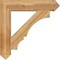 Ekena Millwork Balboa Arts & Crafts Rough Sawn Bracket, Western Red Cedar, 6"W x 34"D x 34"H BKT06X34X34BOA03RWR - alternate 3